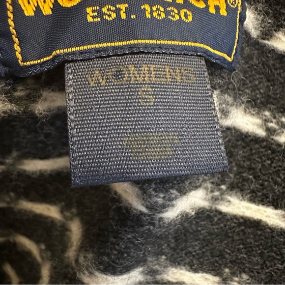 Woolrich Vintage Womens Onxy Heather Lambswool Sheep Farm Mountain Zipper Vest S - Picture 9 of 10